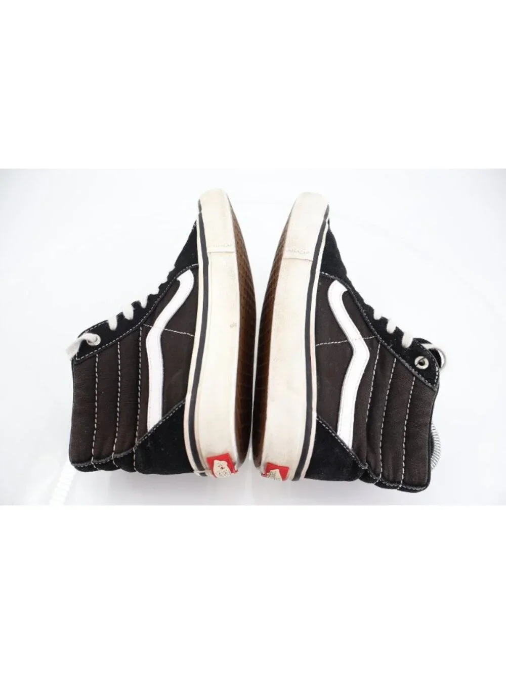 Vans Sk8-Hi Pro Classics Skate Shoes Sneakers Black/White Junior Mens Size 6.5